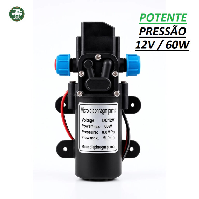 Bomba 12v 110psi Muito Forte Vazão 5L/m Pressão