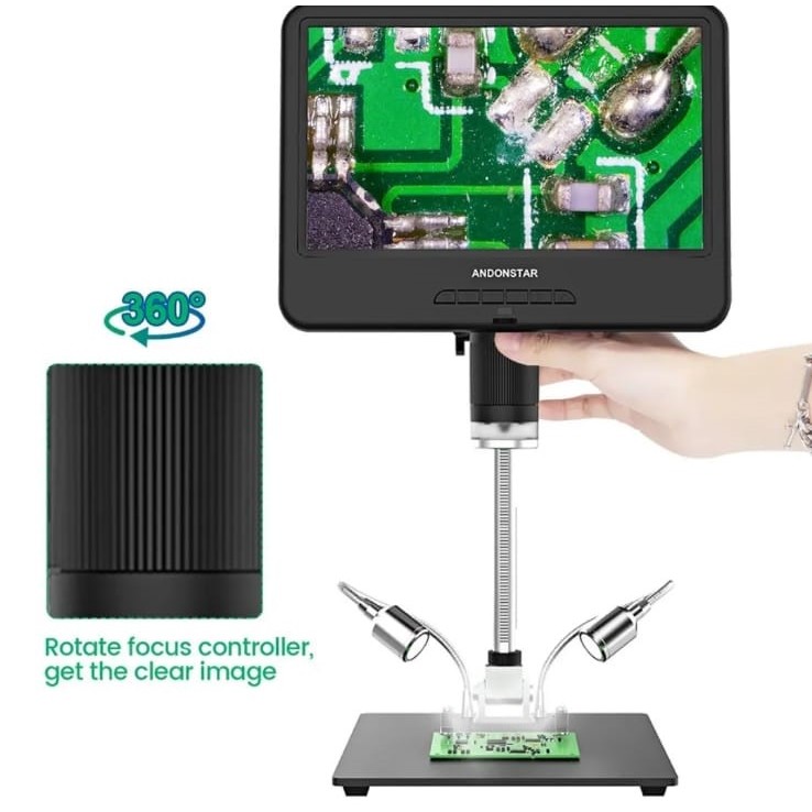 Microscópio Andonstar Ad210 Gigantesco 10 Fullhd 