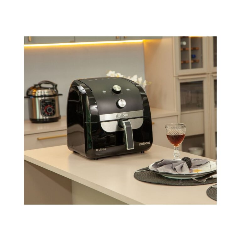 Fritadeira Elétrica Air Fryer Sem Óleo 8L Itatia