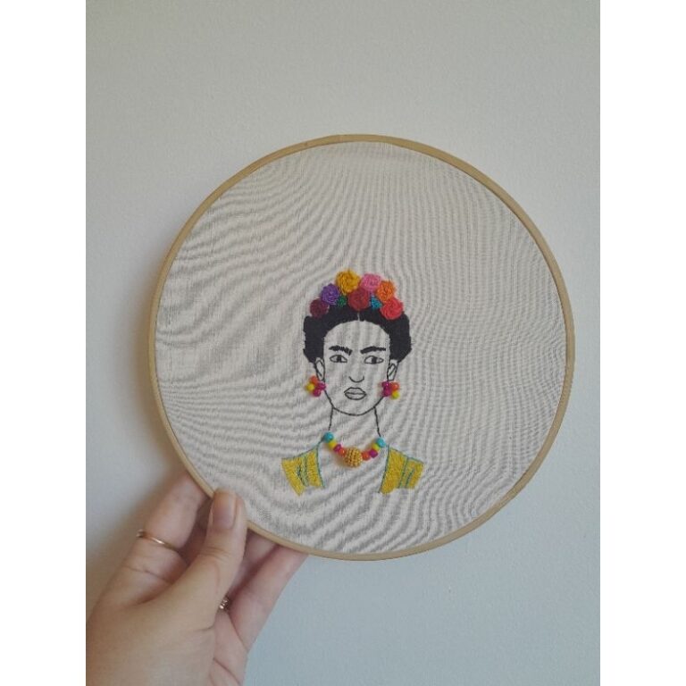 Bordado Frida kahlo