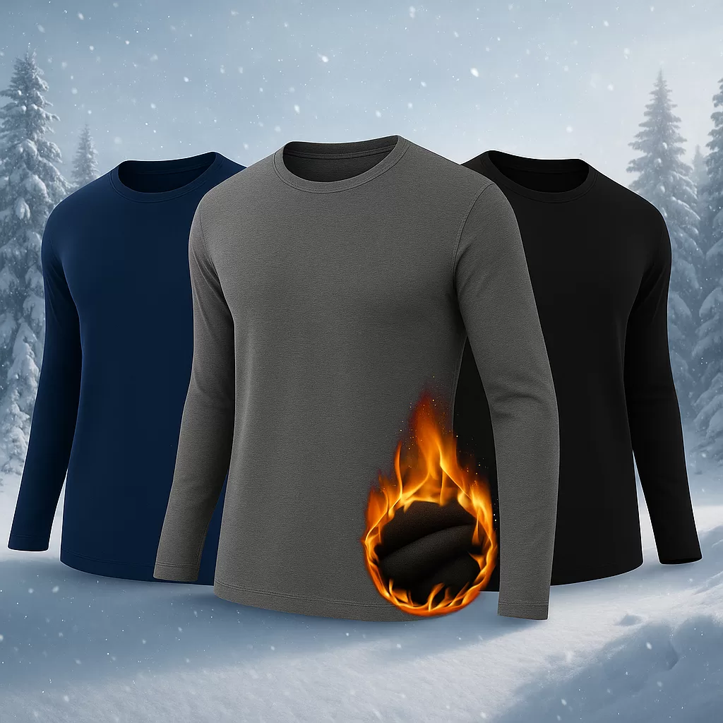 Camisa Térmica  Flanelada Masculina e Feminina Segunda Pele Frio Intenso