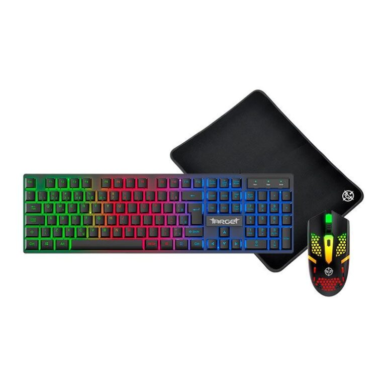 Combo Gamer TGT Fal, Rainbow, Teclado ABNT2, Mouse