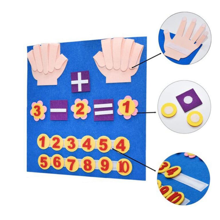 Brinquedos matemáticos 30x30cm acessórios infant