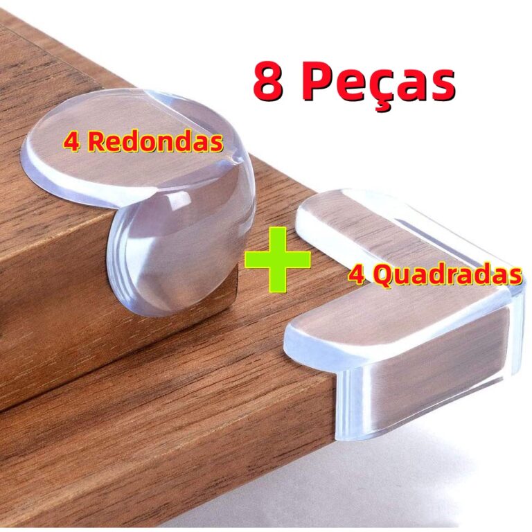 8 Peças Protetor De Silicone Para Quina De Mesa P