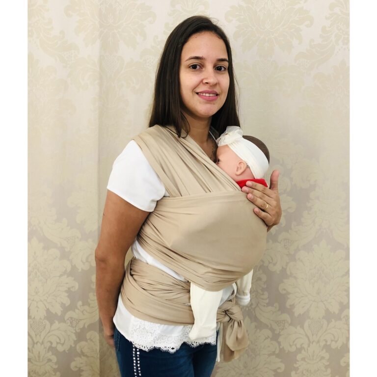 Sling Bebe Canguru Mamãe Passeio Unissex Varias C