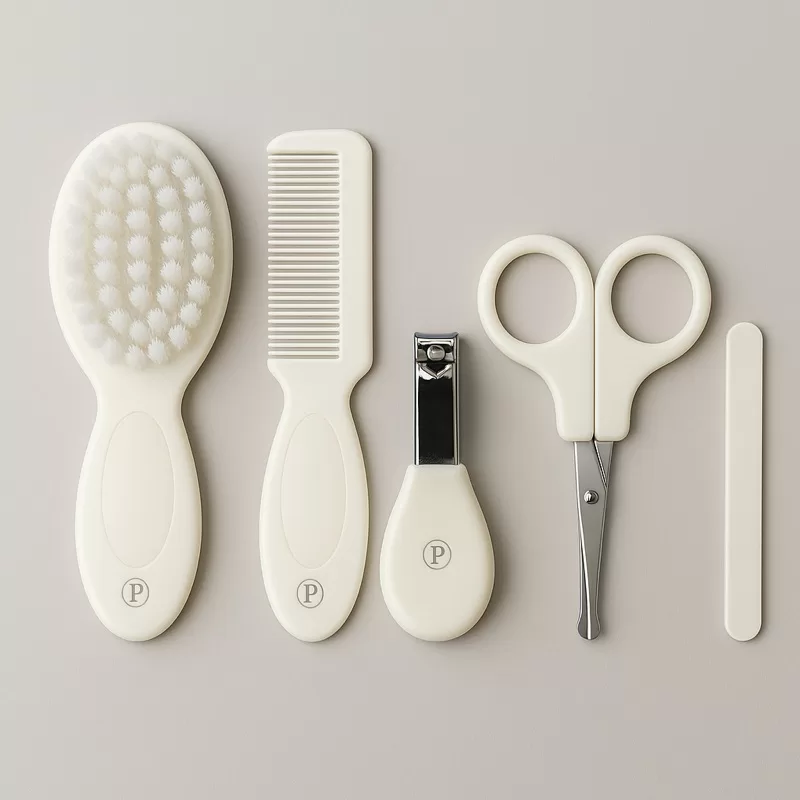 kit higiene bebe neutro pimpolho enxoval para recém nascido