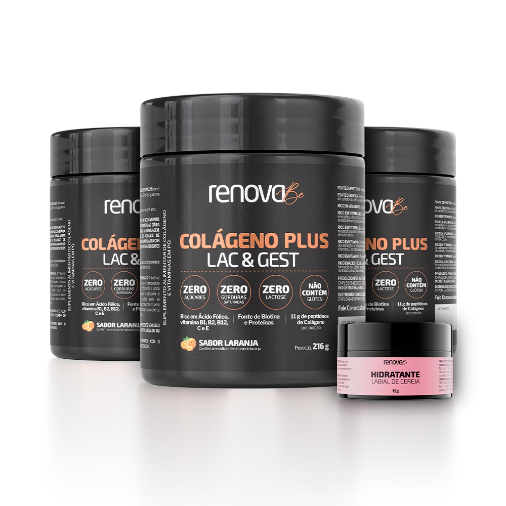 3 Colágenos para Lactante e Gestante Biotina – Renova Be