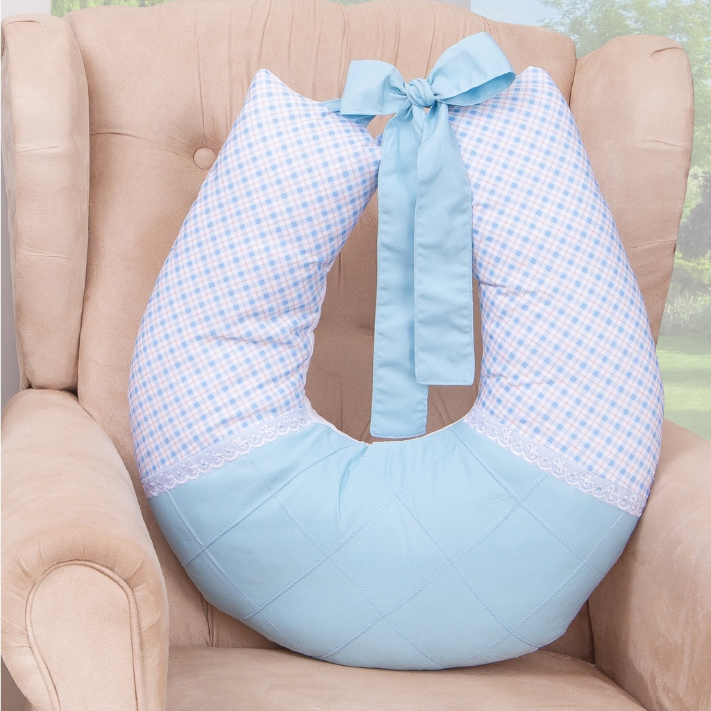 Almofada Amamentação para Bebê Luxo Menino