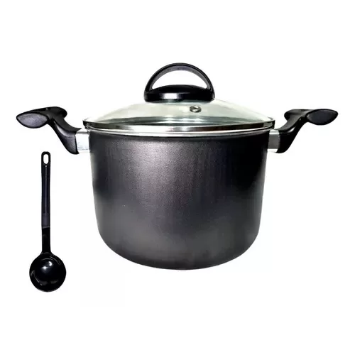 Caldeirão de alumínio antiaderente 16cm com tamp