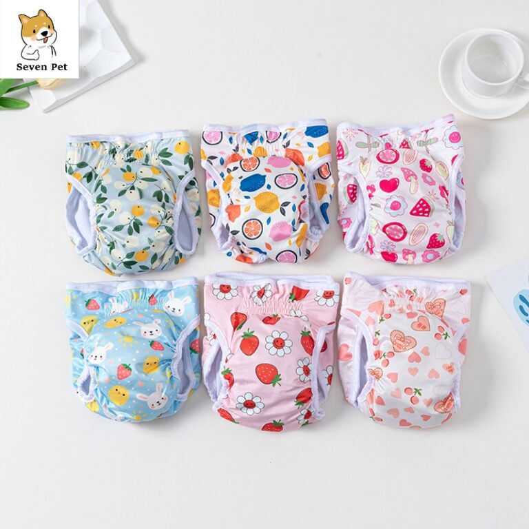 Calça Fisiológica Fofa Impressa Para Cachorro F