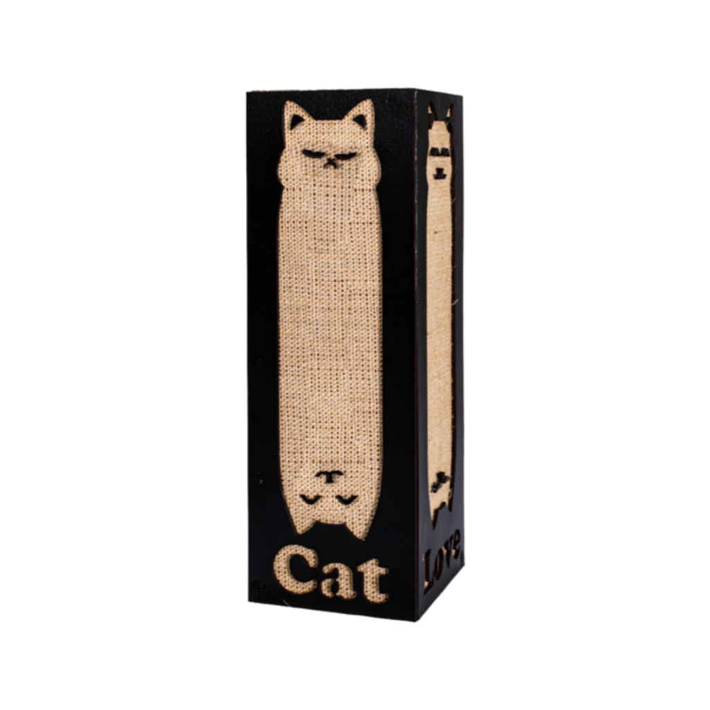 Arranhador protetor canto de sofa cama box para gatos fofo em sisal 1un