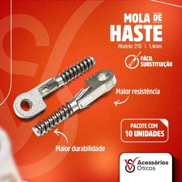 Mola 210 Para Óculos | Furo 1.4mm | Reparo de Has