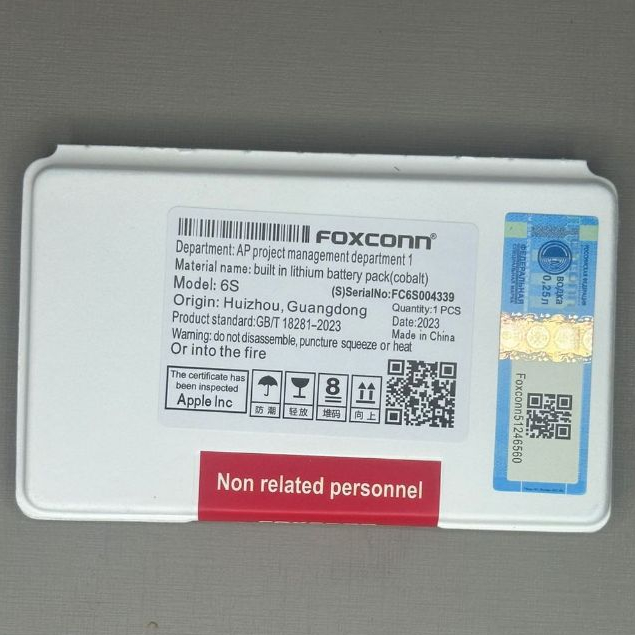 Bateria iphone foxcon original disponivil tudos as