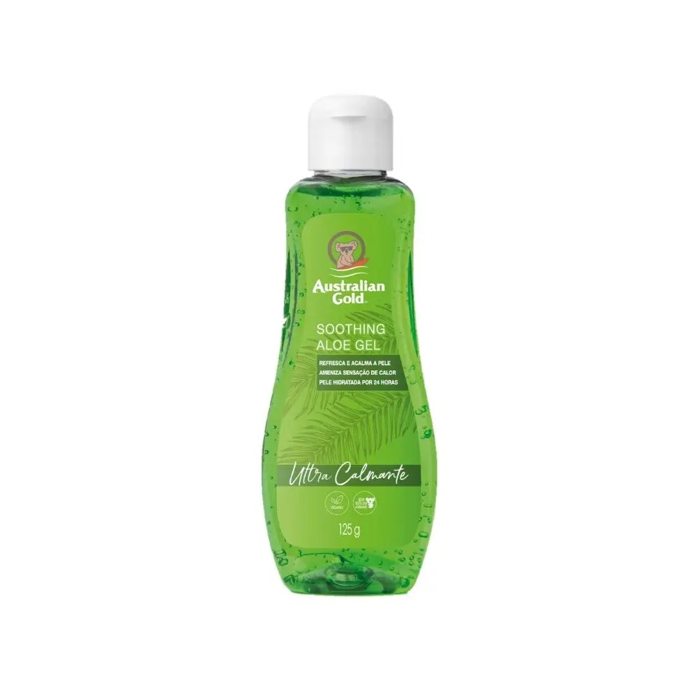Gel Pós-Sol Autralian Gold Soothing Aloe Gel Ultra Calmante 125gr