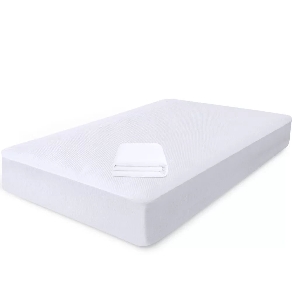 Capa Protetora de Colchão Viúva Impermeável 100% Silencioso de Malha Premium 128X188cm BF Colchões