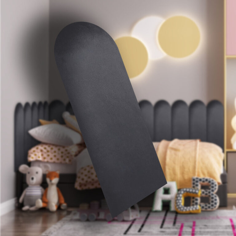 Cabeceira Nuvem Estofada Suede Para Cama Box ̵