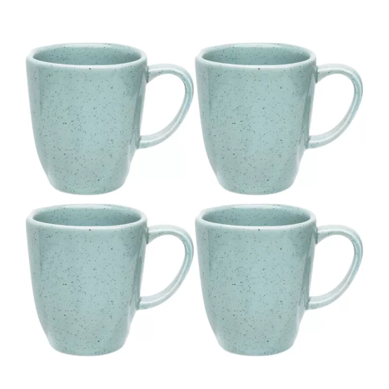 Jogo Kit 4 Canecas Xicara Tulipa de Porcelana Chá