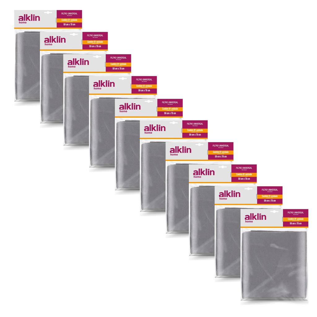 10 Filtro P/ Coifa Depurador Exaustor Ar-condicionado Alklin