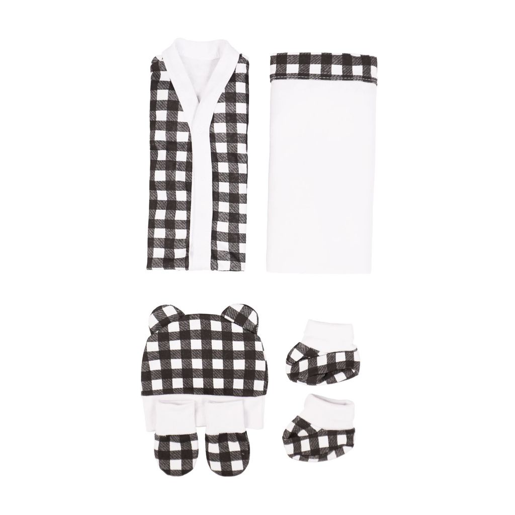 Kit Maternidade 5 Peças Xadrez Baby Joy Wear