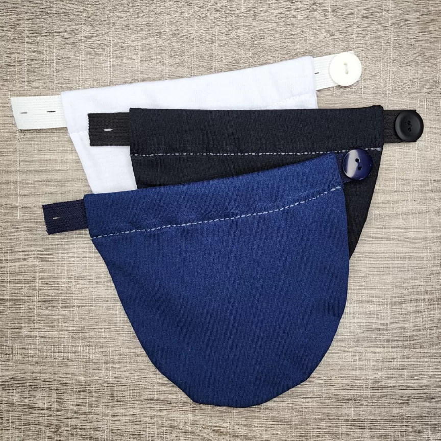 Kit com 3 Extensores de Calça Jeans, Grávida, Gestante, Gestação, Maternidade