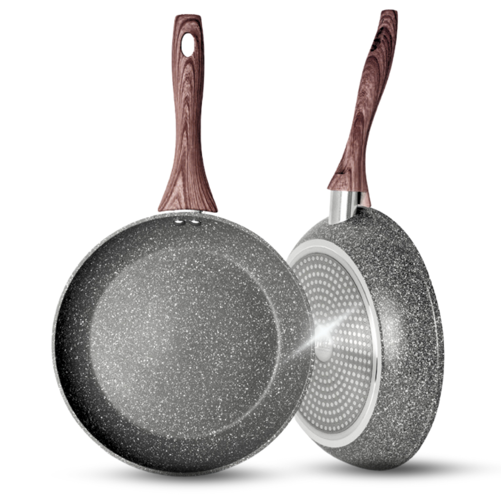 Frigideira Antiaderente Cerâmica Fundo Triplo Premium Não Usa Óleo Não Gruda Frigideira Granito