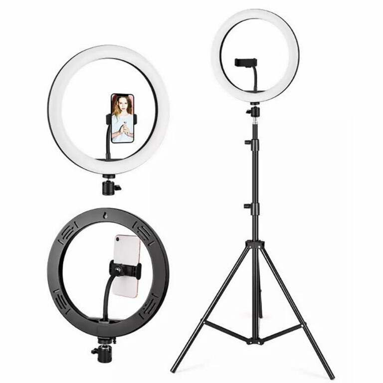 Kit Ring Light Completo Tripé 14cm 2,10M Iluminad