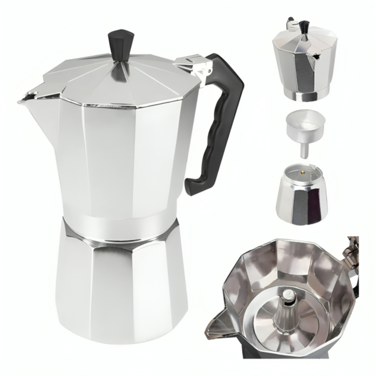 Cafeteira Italiana Alumínio 3/6/9 Xícaras Aço D