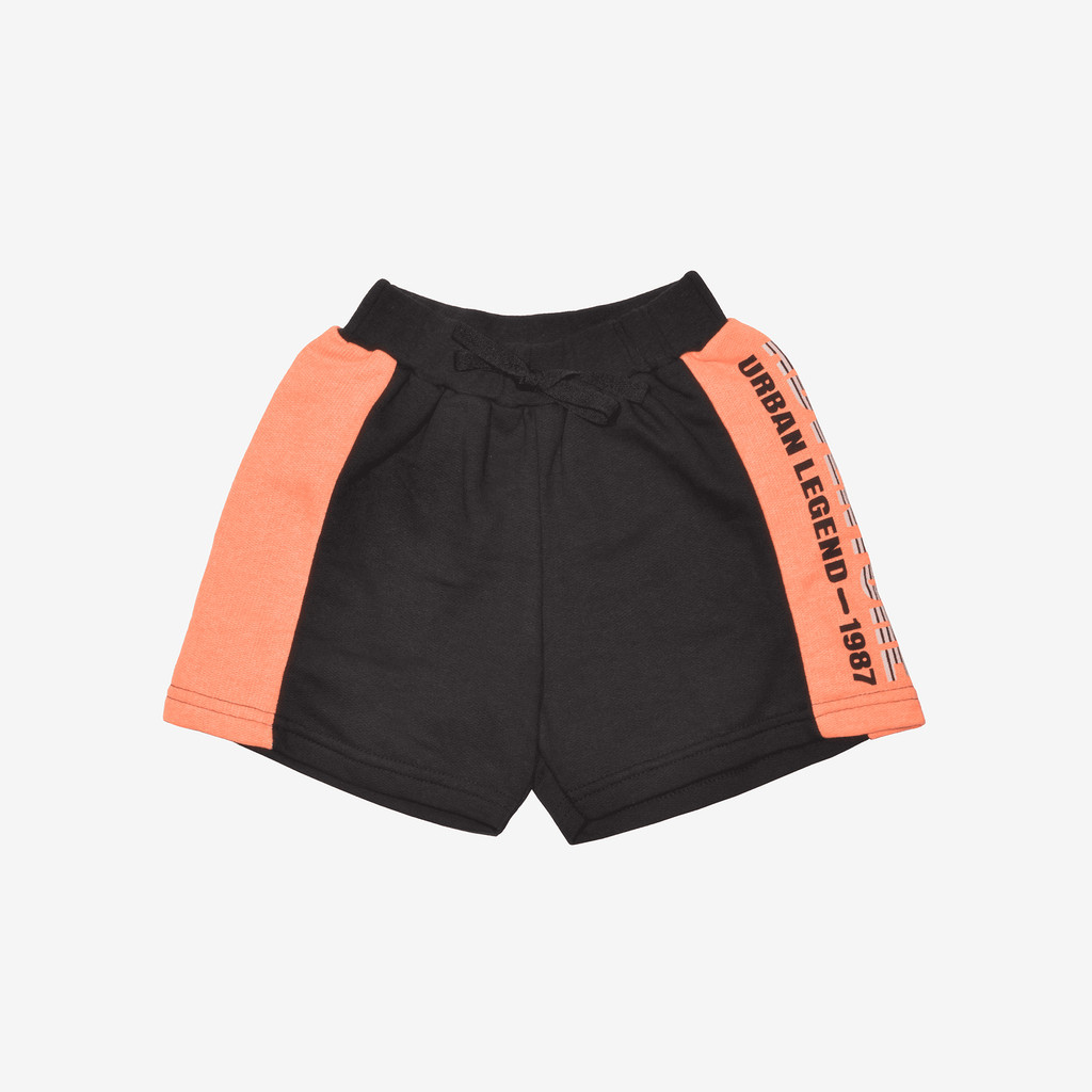 Bermuda Infantil Moletinho Estampadinho Preto