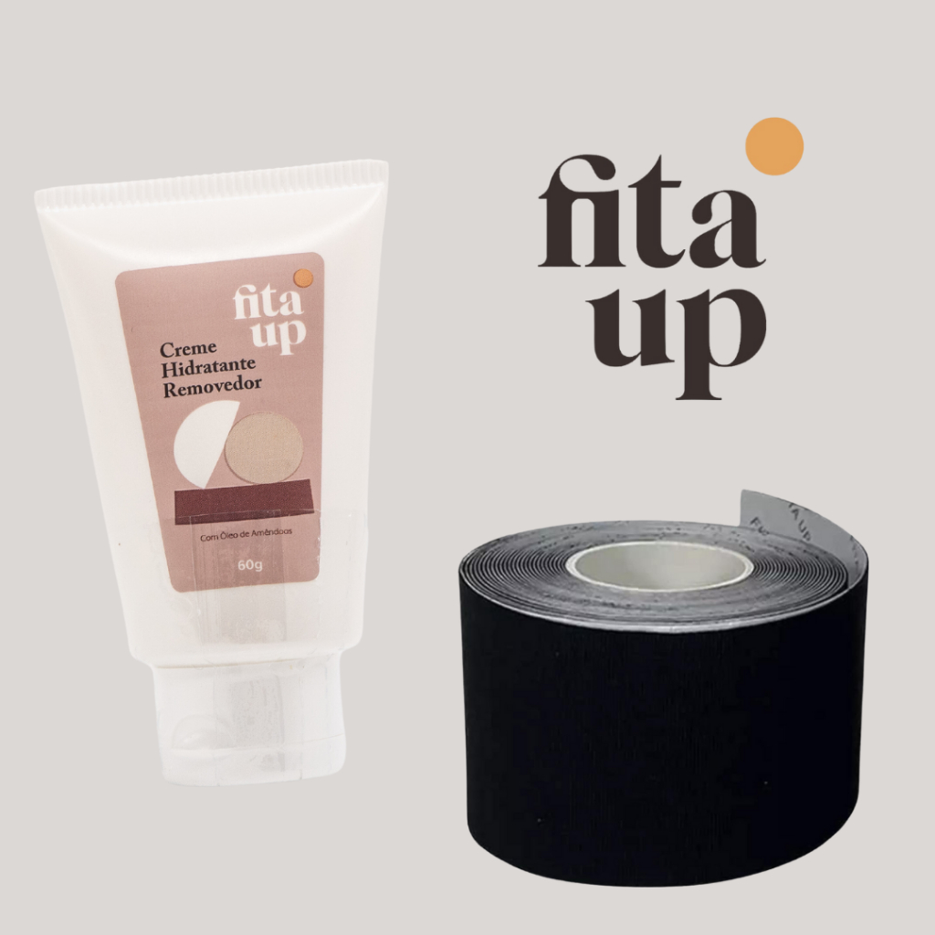 Kit Fita UP + Hidratante Removedor Original | Única Fita Própria Para Seios Do Brasil