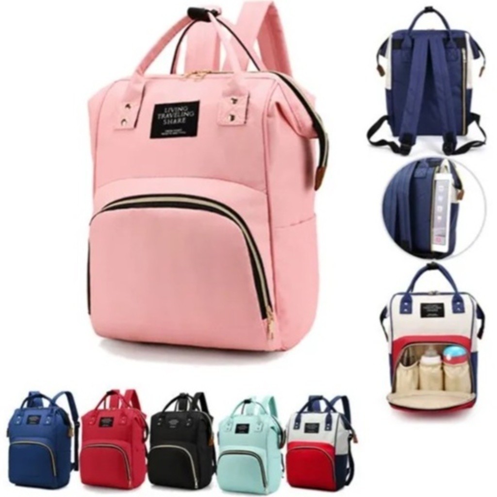 Mochila Maternidade Bolsa Mamãe Bebê Multifunção JIMMY