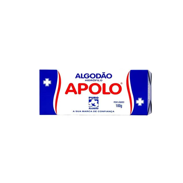 Algodão Hidrófilo Apolo – 100g