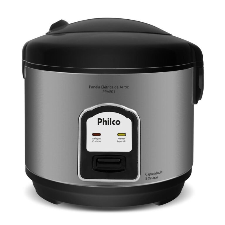 Panela de Arroz Elétrica Philco 5 Xícaras 1,6L P