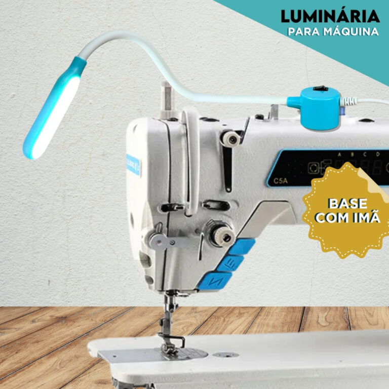 Luminária para maquina de costura com imã –
