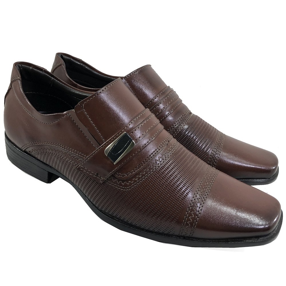 Kit Sapato Social Mariner Garden Meia/Cinto/Calçadeira – Marrom