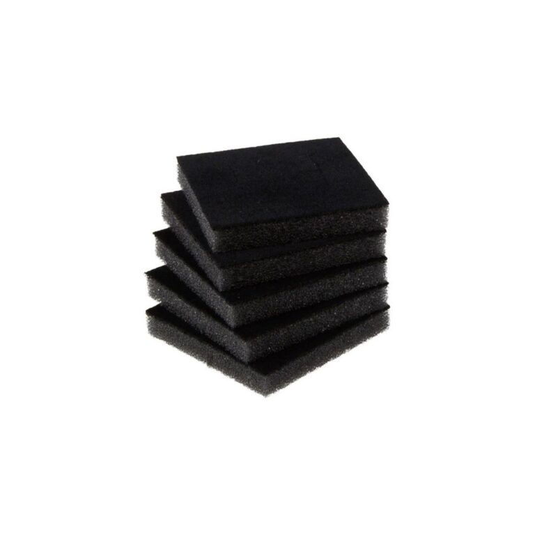 Kit 200 Espuma Preta Papel de Berço Joias Bijuter