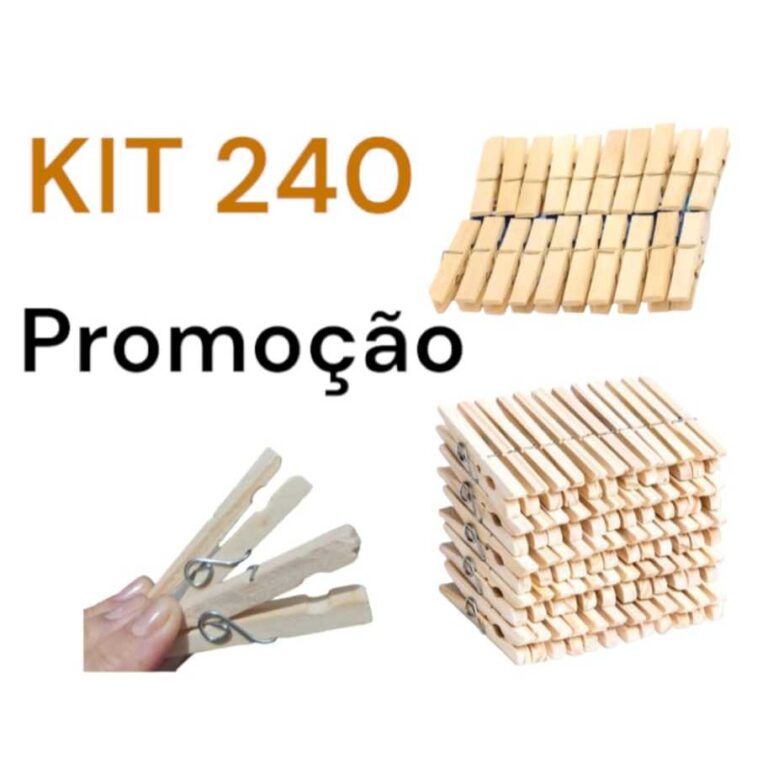 240 unidades de  Prendedor Pregador de roupas de m