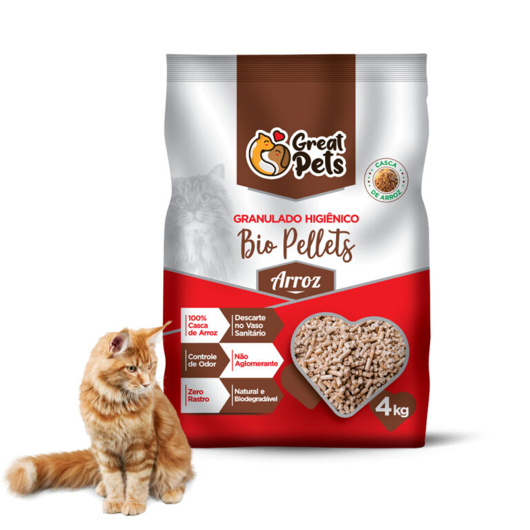 GRANULADO HIGIENICO PARA GATOS CASCA DE ARROZ SEM 