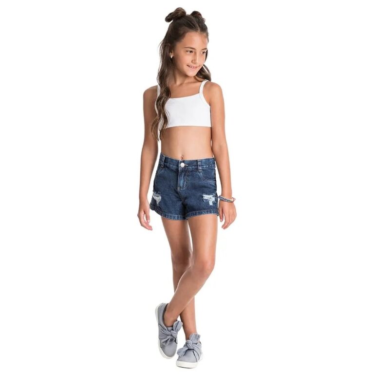 Top Infantil Juvenil Menina Verão Cotton Kyly 107