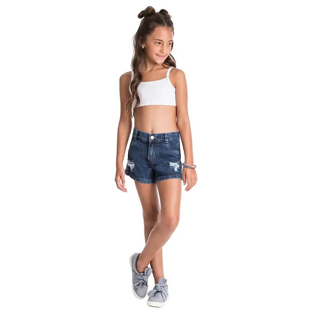 Top Infantil Juvenil Menina Verão Cotton Kyly 107638