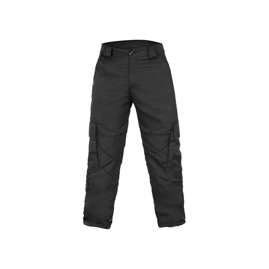 Calça Masculina Poly Rip Stop Preta Tática Cargo 6 Bolsos Regulador Na Cintura Pescaria Fox Boy