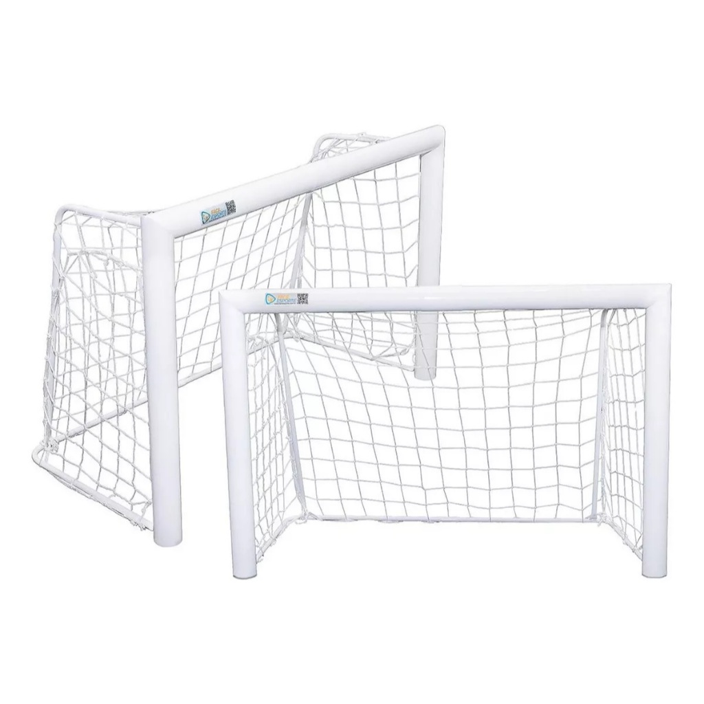 Trave Ferro Futebol Desmontável Profissional Para Crianças 90×60 Kit 2 unidades