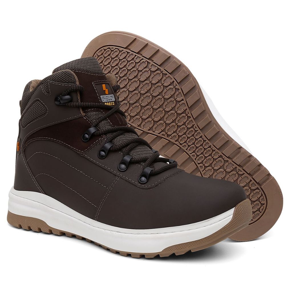 BOTA STYLE MASCULINA CONFORTO E RESISTÊNCIA PALMILHA EM GEL SHELGA BOOTS