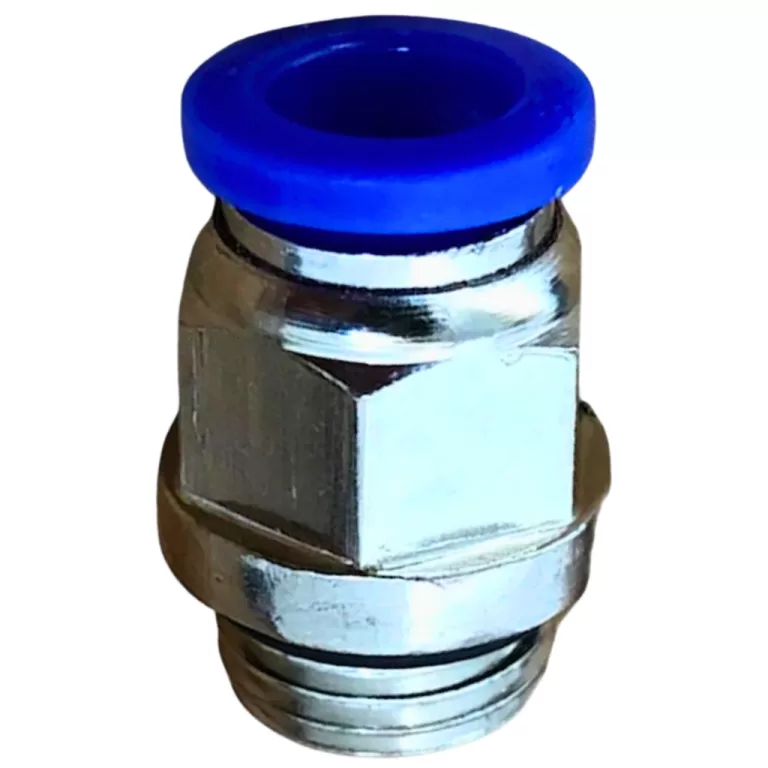 Conector Engate Rápido Tubo Pu 8mm X 1/4 Rosca Bs