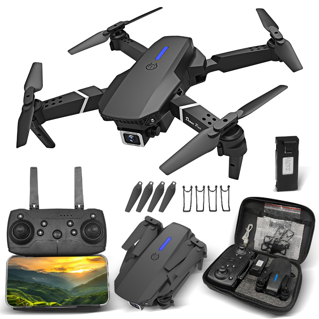 E88 Pro Drones Profissionals Barata Câmeras Fotografia Aérea