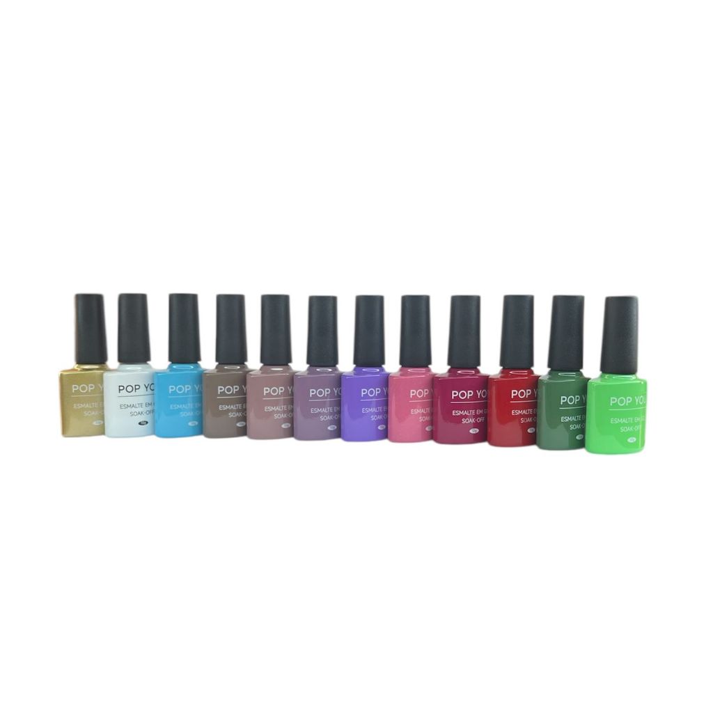 kit de esmaltes em gel pop you