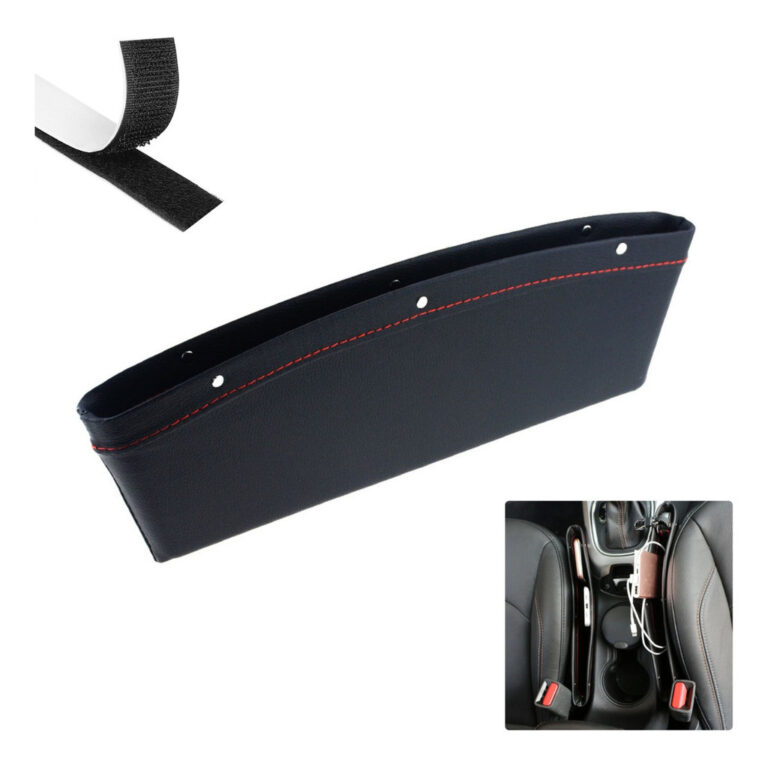Organizador Carro Porta Treco Objeto Lateral Couro