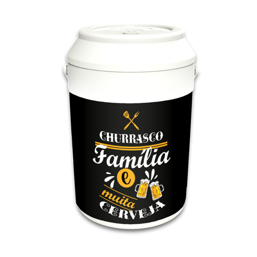 Cooler Térmico Para 8 Latinhas De 350ml Com Alça Premium Modelo Calabreso