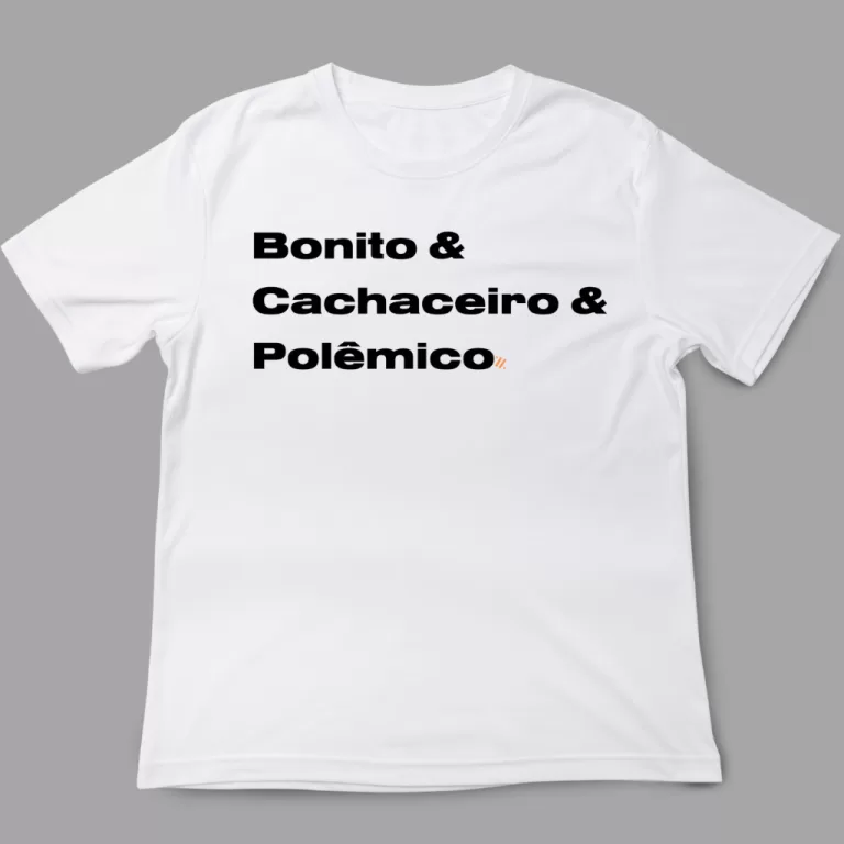Camiseta Frases Engraçadas – bonito cachace