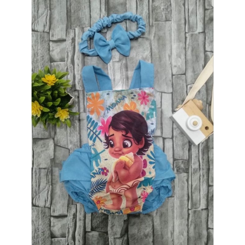 body tematico moana veste até 1 ano
