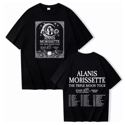 Camiseta Camisa Unissex Alanis Morissette Lollapal
